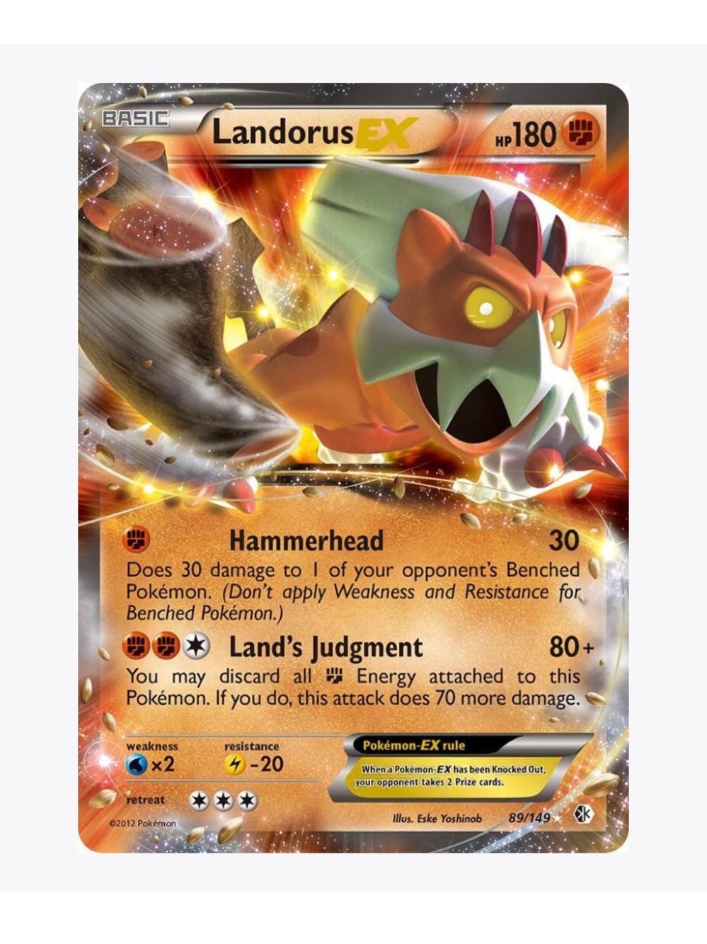 Landorus EX 2015 World Championship Decks Pokemon Trading Card